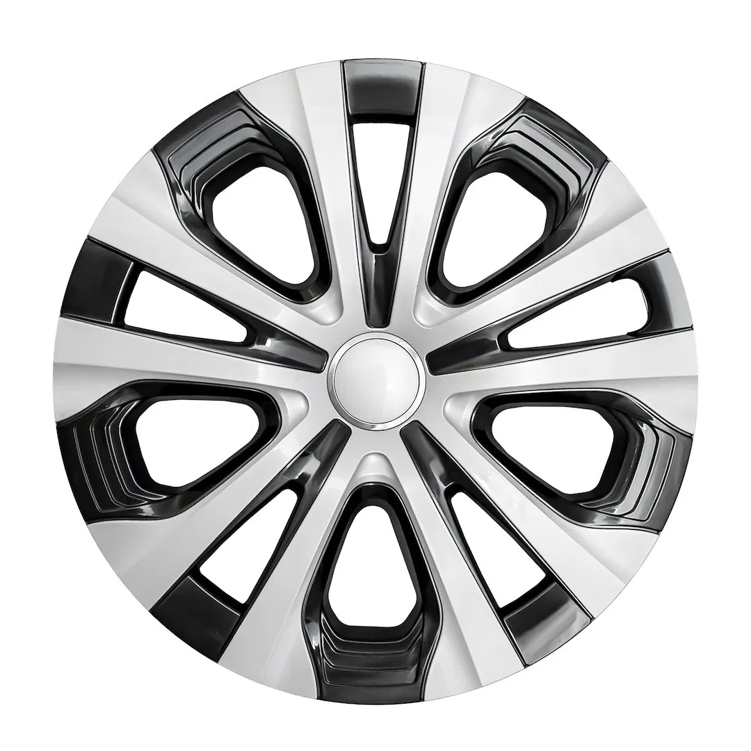 IWC52615SC – COAST2COAST Wheel Cover, 15 Inch 5 Split Spoke Silver And Charcoal Plastic Set Of 4